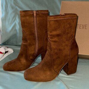 Steve Madden Boots Tracker Cognac Size 6.5